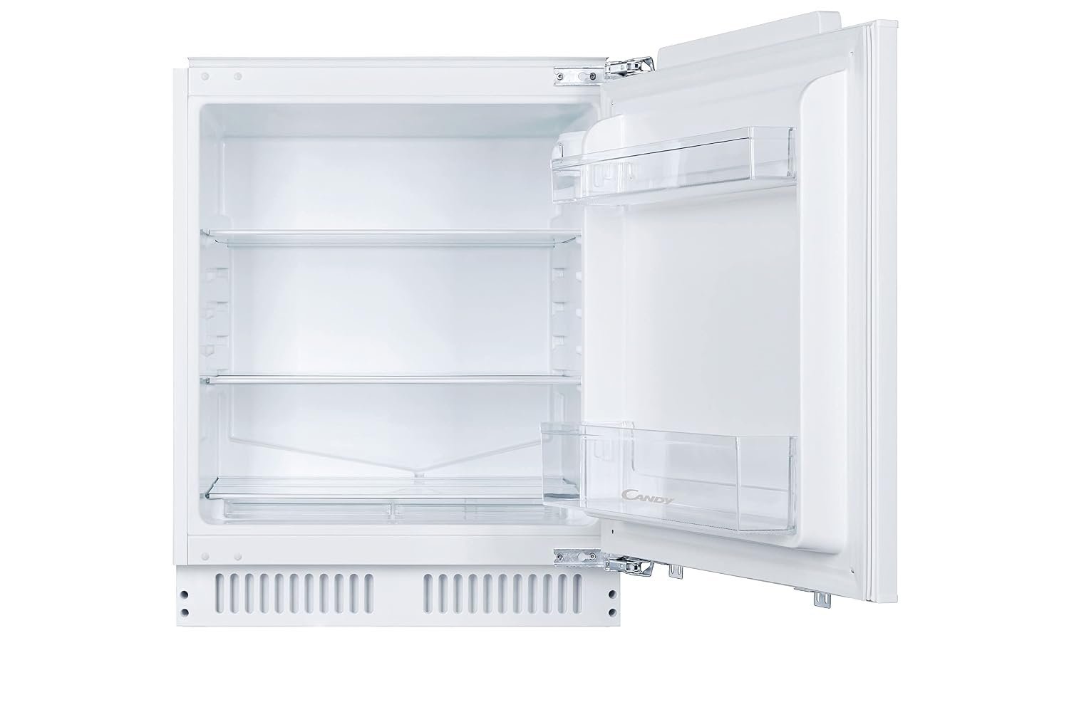 Integrated Undercounter Fridge 135L Adjustable Shelves LED Display White
