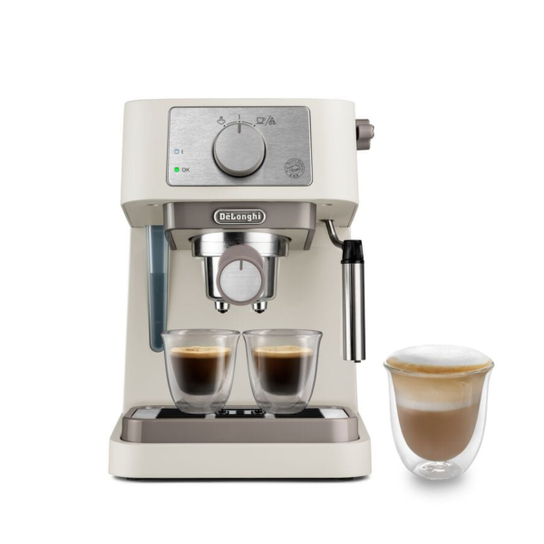 DeLonghi EC260.CR Stilosa Traditional Barista Pump Manual Espresso Coffee Machine Cream