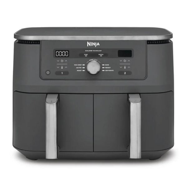 Ninja MAX 6 in 1 Dual Zone Air Fryer DZ400UK 9.5L Gunmetal Grey - Clearance