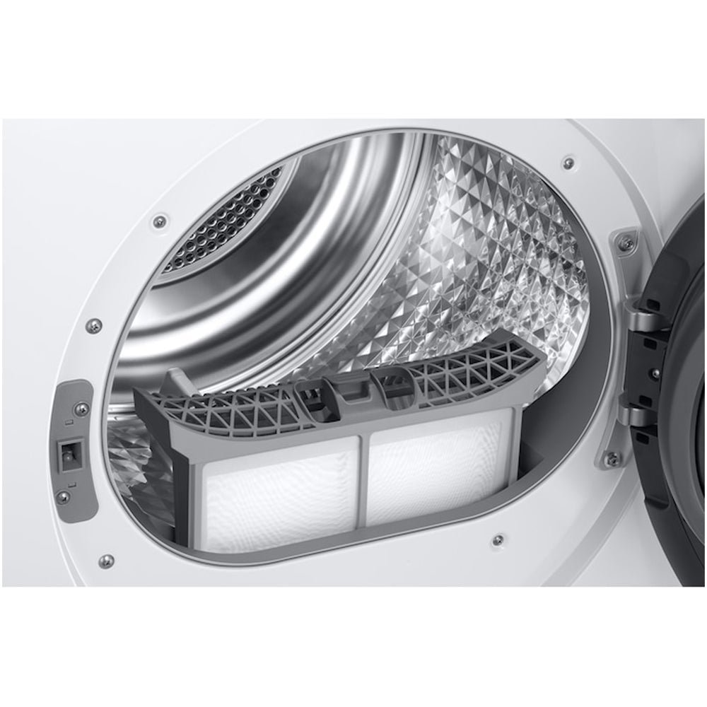 Samsung Series 6 DV90T6240LES1 9kg AI Energy Heat Pump Tumble Dryer White