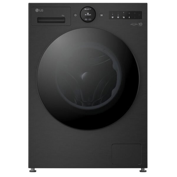 LG F4X7009TBB 9kg 1400 Spin AI Direct Drive Freestanding Washing Machine Black